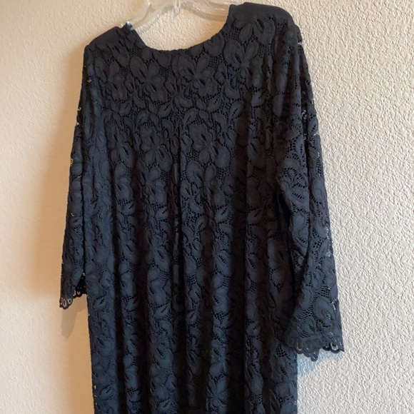 J. Jill Dresses J Jill Black Dress With Lace Poshmark